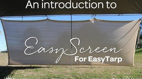 EasyScreen Intro | Tarp screen for EasyTarp