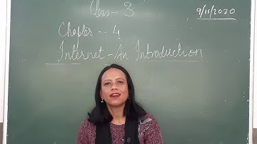 Class 3 Computer Chapter 4 - The Internet - An Introduction - Part 2