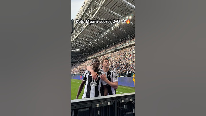 Kolo Muani’s celebration after 2-0 🔥🤍🖤 #juventus #seriea