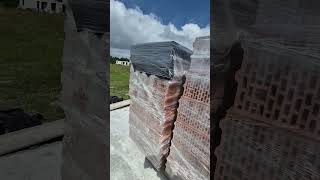 подготовка к устройству стен на доме из тёплой керамики 1 эт. 77кв.м + терраса