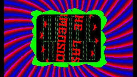 MSX DEMO  -THE LAST DIMENSION - BY COMPJOETANIA STEREO MOONBLASTER