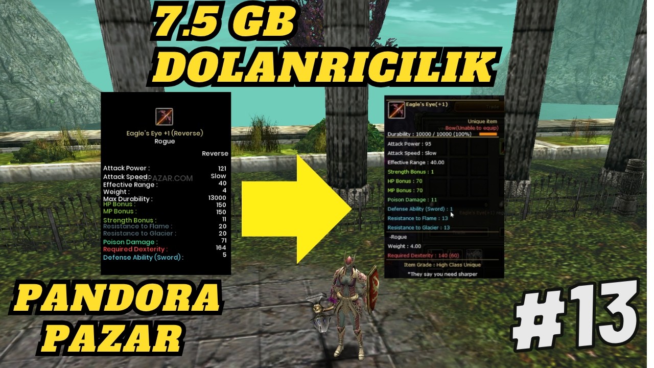 KNİGHT ONLİNE | 7.5 GB DOLANDIRICILIK DİKKAT ! | B13 #knight #knightonline #knightfarm