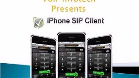 VoIP iPhone SIP Client