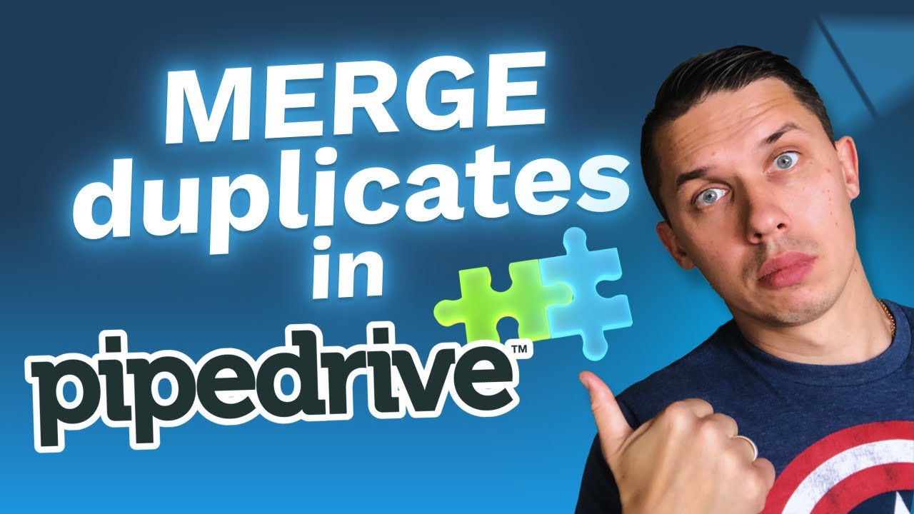 How to Merge Duplicates in Pipedrive - YouTube