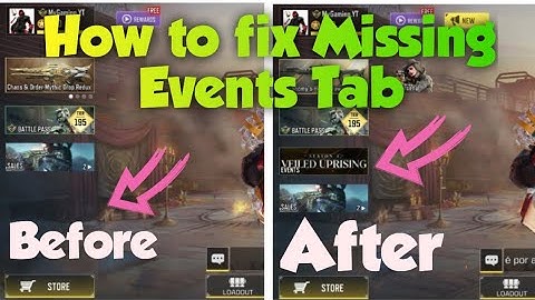 Call Of Duty Mobile How To Fix Missing Events Tab Glitch