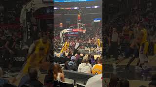 Lebron James Block on Reggie Jackson / @lakers vs @laclippers 2022