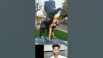Horse statue || Respect 😱💯 #shorts