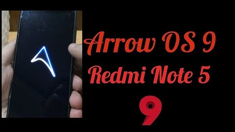 Arrow Os pie for redmi note 5/5 plus (Android pie)