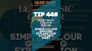 COLOUR THEORY FOR PHOTOGRAPHERS -How to Use This Sheet Tip 44/365 Tips & Tricks for #Photographers