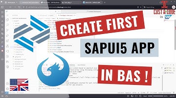 Create first SAPUI5 application in Business Application Studio (BAS) [english]