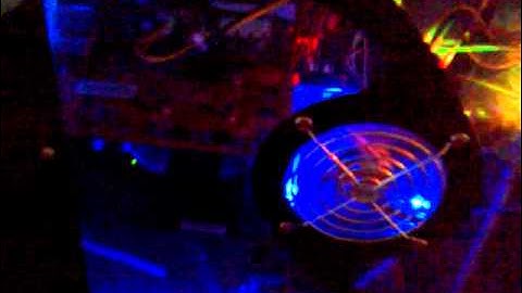 Blinking leds inside case