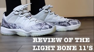 retro 11 light bone