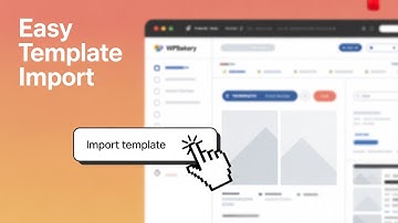 How to import template in wpbakery wordpress website