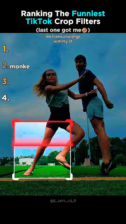 Top 4 TikTok Crop Filters That Had Me Rolling🤣