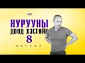 Нурууны доод хэсгийн 8 дасгал