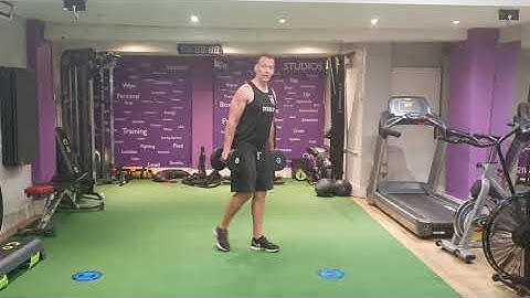 Reverse Lunge to Hammer Curl
