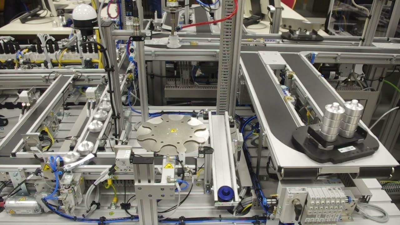 Modellfabrik FH Münster - Station Palettierung