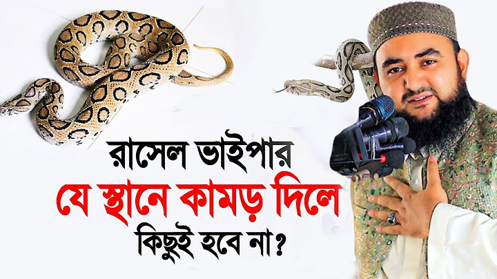 রাসেল ভাইপার যেস্থানে কামড় দিলে কিছুই হবে না !! Mustafiz Rahmani