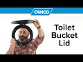 Toilet bucket lid