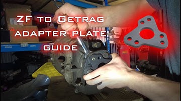 Explaining how to install the ZF to Getrag adapter plate