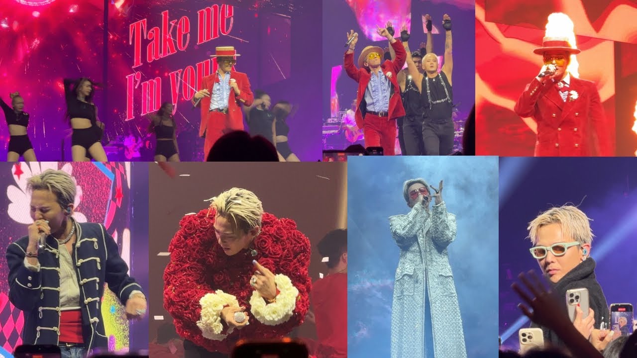 G-DRAGON Full Fancam Ubermensch Tour Las Vegas 08-31-25