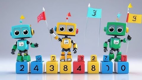 Six Toy Robots Count to Ten | Counting Song for Kids | Fun Robot Number Rhyme