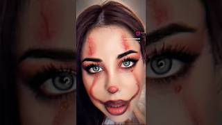 🎃HALLOWEEN MAKEUP 🩸PENNY WISE #halloween #makeupideas  #makeuptutorial #beauty #grwm