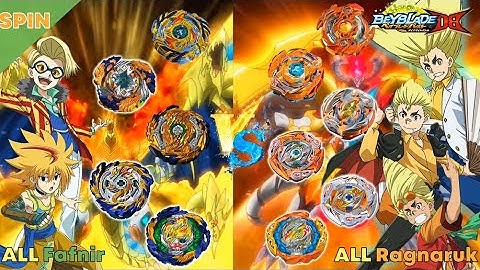 베이블레이드 버스트 DB 올 파브닐 VS 올 라그나로크 릴레이 배틀 【All Fafnir VS ALL Ragnaruk】 Relay battle Beyblade Burst DB