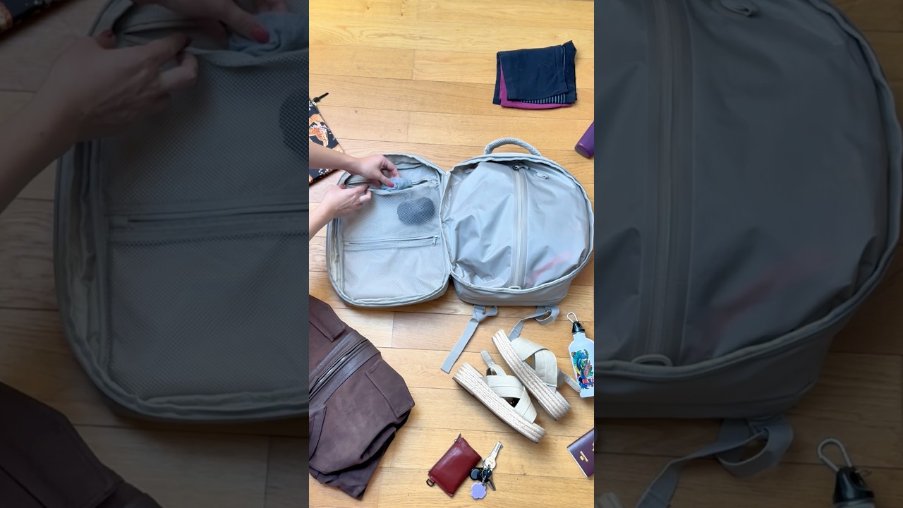 Pour bien décompresser ce week-end, commencez par optimiser vos affaires dans notre sac à dos !