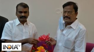 Former DMK leader VP Duraisamy joins BJP in Chennai