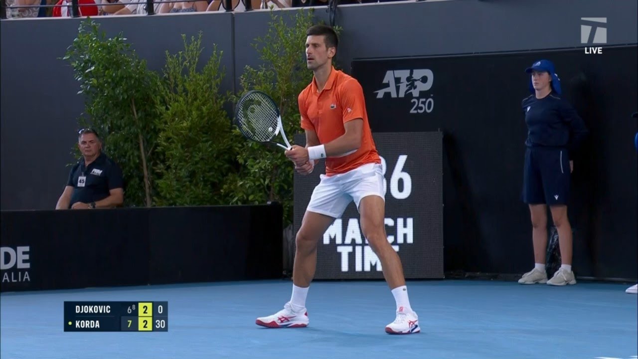 Novak Djokovic vs Sebastian Korda highlights ADELAIDE INTERNATIONAL 1 🔴 Final LIVE