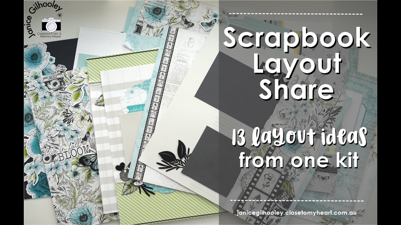 Scrapbook Layout Share | 13 Layouts From One Kit | In Full Bloom Kit Makeover