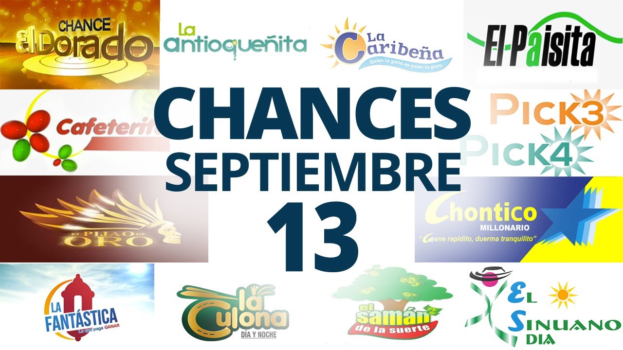 Resultados del Chance del Martes 13 de Septiembre de 2022 | Loterias 😱🤑💰💵