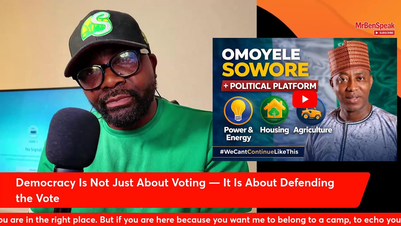 Omoyele Sowore AND His Political Platform