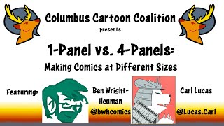 1-Panel vs 4-Panels Making Comics at Different Sizes