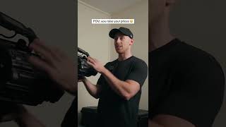 When you raise your prices with clients 😳 #videographer #photographer