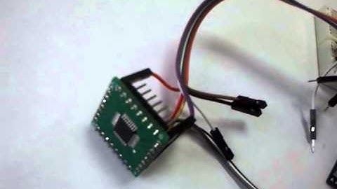 Загрузка скетча Blink в ATmega328P-AU (квадратная TQFP32)