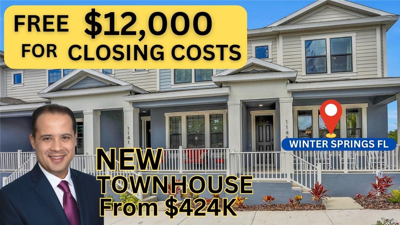 Brand New Townhouse for Sale in Winter Springs FL 3 Beds 2.5 Baths 1521 sqft 2 Car Garage From