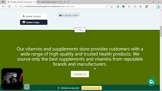 Make Simple Website for Vitamins and Supplements Business - EASY! screenshot 4