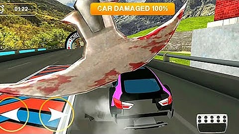 car crash game | car crash accident | speed bumps accident