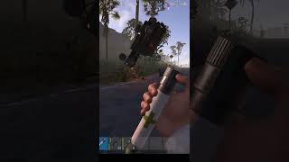 The rusty moose outpost police force wipe day mayhem #rust #rustpvp #rustclips #rustgame #king