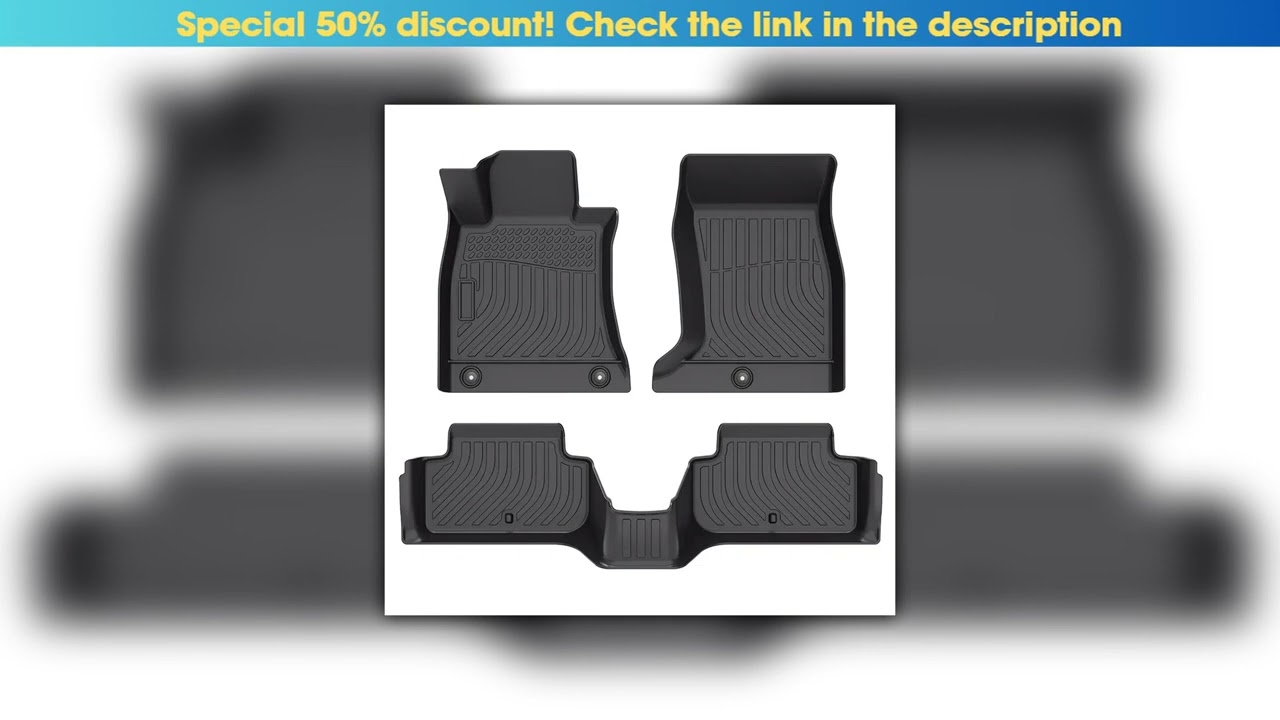 Hot Picks Custom TPE Car Floor Mats for Genesis GV80 RWD 2023-2024 Interior Carpet Accessories Rubb