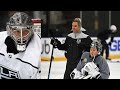 The Kings coaches walked in on Jonathan Quick....