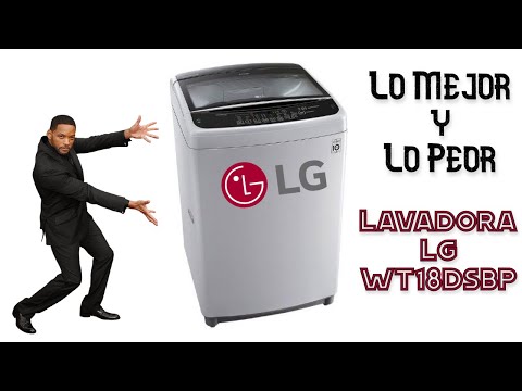 Honorable Civil prosa Lavadora Lg WT18DSBP - YouTube