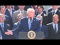 LIVE: Trump hosts the LA Dodgers at the White House