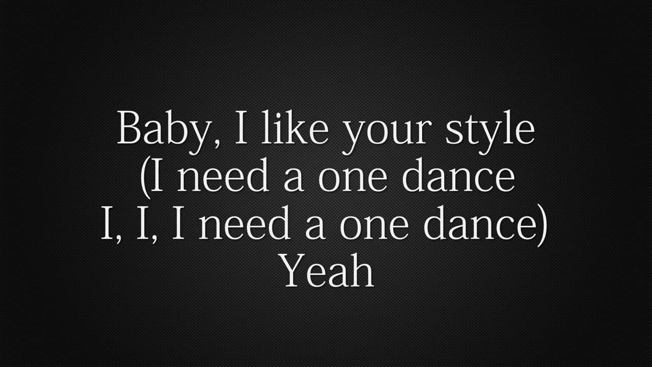 one dance lyrics