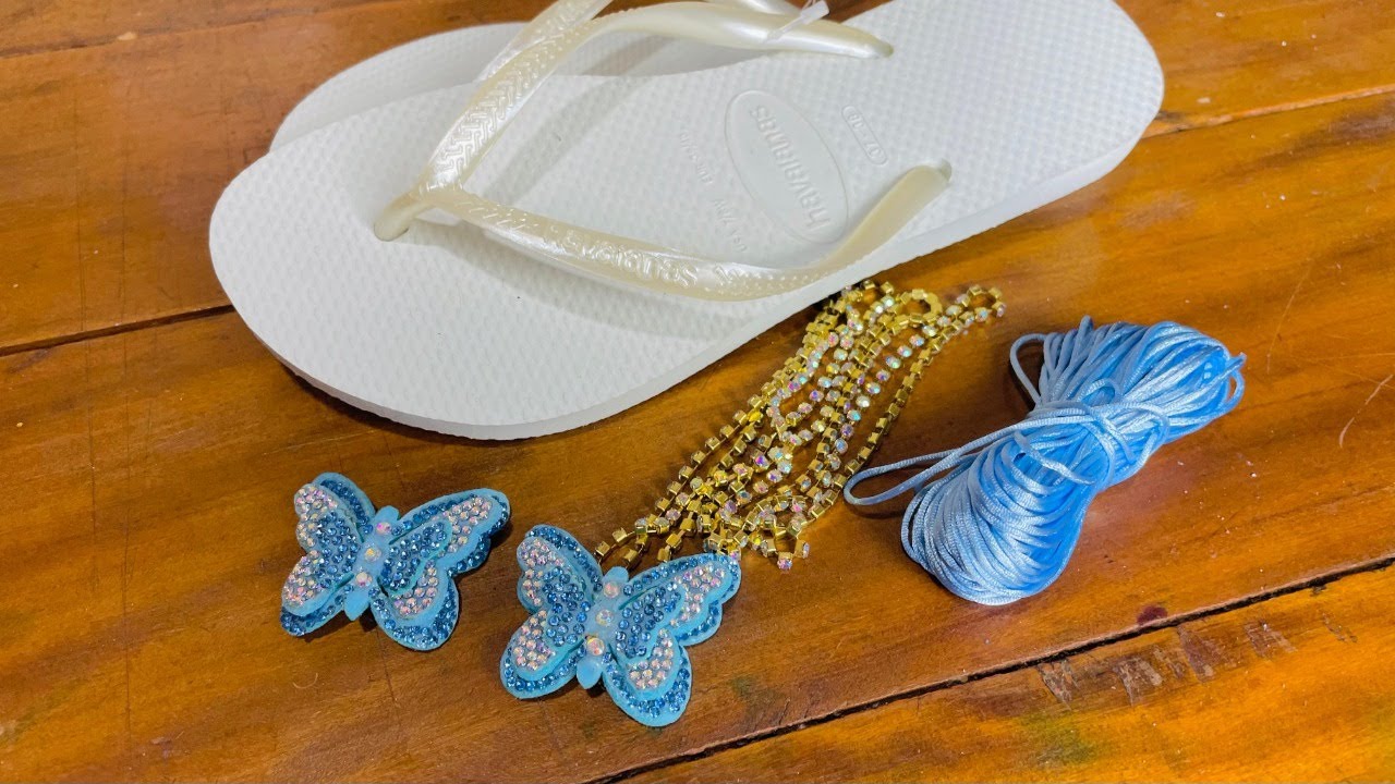 Como Customizar uma Havaiana - Com Adriana Penna