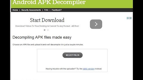 how to decompile an android application/apk (reverse engineering)
