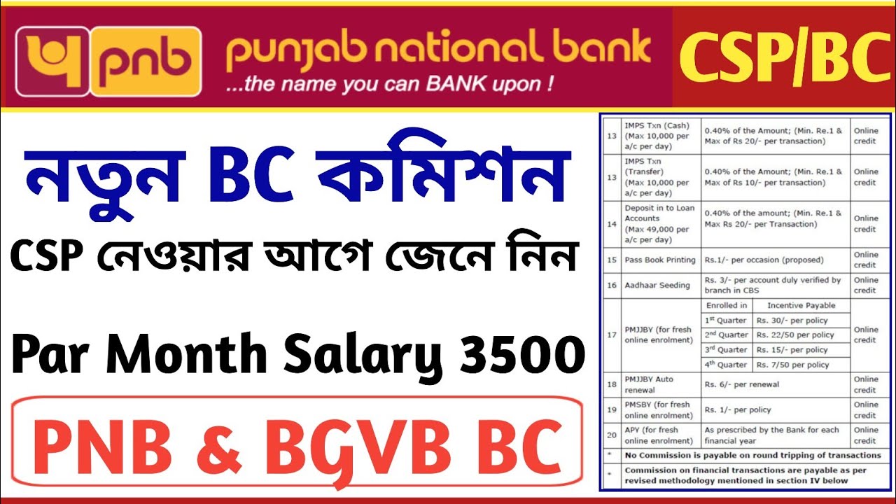 PNB BC New Commission Structure BGVB BC Commission Structure New PNB pnb-bc-new-commission-structure-bgvb-bc-commission-structure-new-pnb