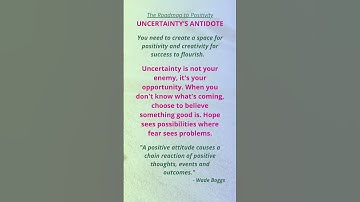 rday Optimism Positivity Choose hope over fear when facing uncertainty #shorts